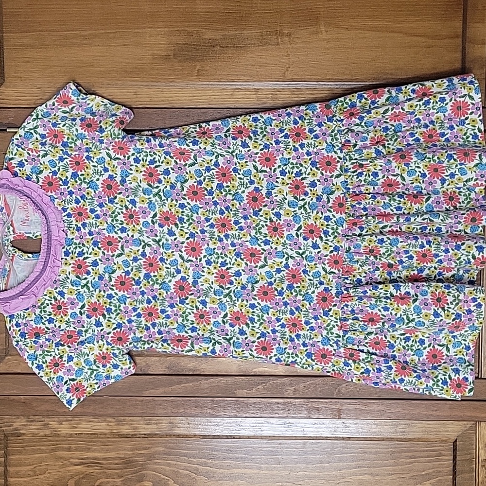 Mini Boden Floral Dress Sz 7-8Yr